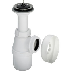 Praustuvo sifonas Viega su nusėsdintuvu ir ventiliu, DN 32