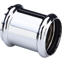 Dviguba mova Viega WC pajungimui, DN32, chromuota