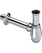 Bidė sifonas Viega, su nusėsdintuvu, be ventilio, chromuotas