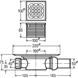 Trapas Viega, DN 50, su sukinėjama alkūne
