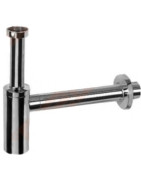 Bidė sifonas Villeroy&Boch, 35 mm, su nusėsdintuvu, chromuotas