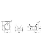 Bidė Gustavsberg Saval, pastatoma