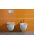 Bidė Jika Mio, pakabinama, su 1 anga maišytuvui