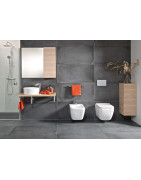 Bidė Jika Cubito Pure, pakabinama, su 1 anga maišytuvui