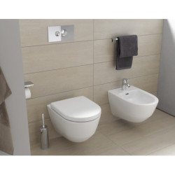 Bidė Laufen Pro, pakabinama, 1 anga maišytuvui, su šoninėm angom