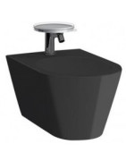 Bidė Laufen Kartell, juoda, pakabinama, 1 anga maišytuvui