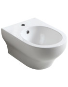 Bidė Olympia Clear, pakabinama, baltos spalvos