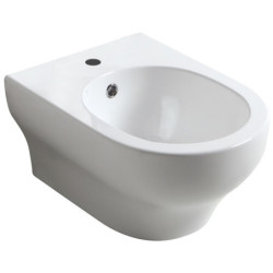 Bidė Olympia Clear, pakabinama, baltos spalvos