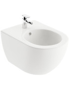 Bidė Ravak Uni Chrome, pakabinama, baltos spalvos