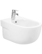 Bidė Roca Meridian, pakabinama, be šoninių skylių, balta