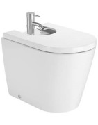 Bidė Roca Inspira Round, pastatoma, baltos spalvos