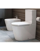 Bidė Roca Inspira Round, pastatoma, baltos spalvos