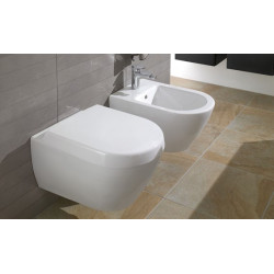 Bidė Villeroy&Boch Subway, pakabinama, baltos spalvos