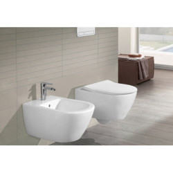 Bidė Villeroy&Boch Subway 2.0 Compact, pakabinama, balta