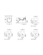 Bidė Villeroy&Boch Avento, pakabinama, su CeramicPlus danga