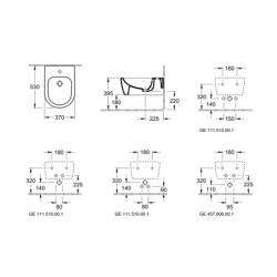 Bidė Villeroy&Boch Avento, pakabinama, su CeramicPlus danga