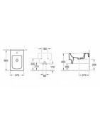 Bidė Villeroy&Boch Memento, pakabinama, baltos spalvos