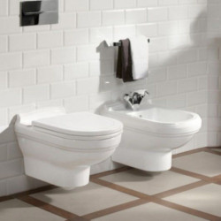 Bidė Villeroy&Boch Hommage, pakabinama, baltos spalvos