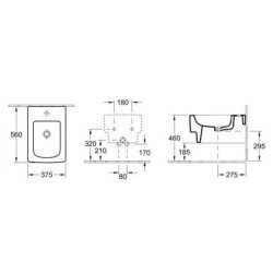Bidė Villeroy&Boch Memento, pakabinama, su CeramicPlus danga