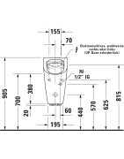 Pisuaras Duravit Me By Starck Rimless, elektroninis