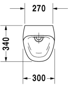 Pisuaras Duravit DuraStyle, elektroninis, su sifonu ir musyte