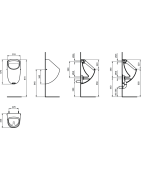 Pisuaras Ideal Standard Connect, vidiniu pajungimu