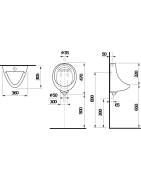 Pisuaras Jika Korint, išoriniu pajungimu, be valdymo sistemos