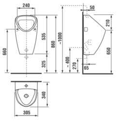 Pisuaras Jika Golem, elektrinis, su radaro jutikliu, 24 V