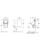 Pisuaras Villeroy&Boch Architectura, su keramine pertvara