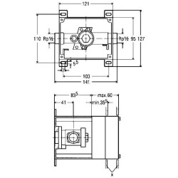 Pisuaro vandens nuleidimo mechanizmas Viega