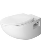 Pakabinamas unitazas Duravit Colomba, baltos spalvos