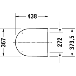 Unitazo komplektas Duravit Me By Starck Compact Rimless