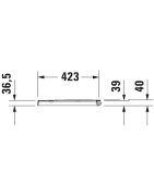 Unitazo komplektas Duravit Me By Starck Compact Rimless