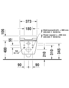 Unitazo komplektas Duravit Me By Starck Rimless SensoWash