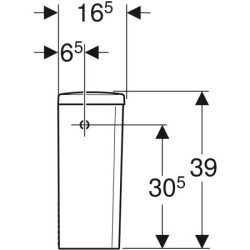 Unitazo bakelis Geberit Selnova, šoniniu vandens įvadu