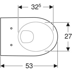 Pakabinamas unitazas Geberit Selnova, baltos spalvos