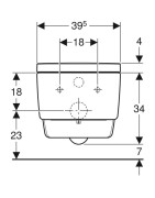 Pakabinamas unitazas Geberit AquaClean Mera Classic, baltas