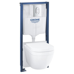 Unitazo komplektas Grohe Solido 5-in-1, su potinkiniu rėmu
