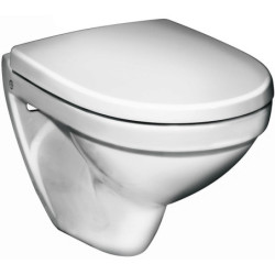 Pakabinamas unitazas Gustavsberg Nautic 5530, su kietu dangčiu