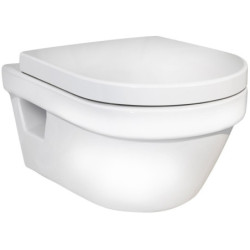 Pakabinamas unitazas Gustavsberg Hygienic Flush 5G84, su dangčiu