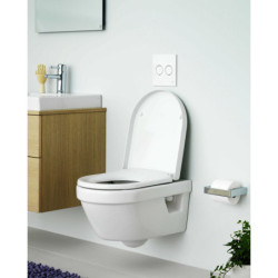 Pakabinamas unitazas Gustavsberg Hygienic Flush 5G84, su dangčiu