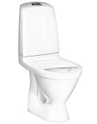 Pastatomas unitazas Gustavsberg Nautic Rimless, su dangčiu
