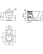 Pakabinamas unitazas Ideal Standard Connect Air