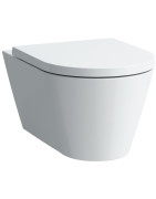 Pakabinamas unitazas Laufen Kartell, su CleanCoat danga