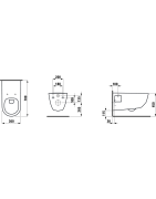 Pakabinamas unitazas Laufen Pro Liberty Rimless