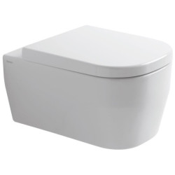 Pakabinamas unitazas Olympia Tutto-Evo Rimless, baltas