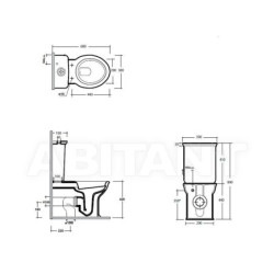 Pastatomas unitazas Olympia Impero, universaliu nuotaku