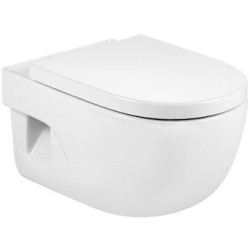 Pakabinamas unitazas Roca Meridian, horizontaliu vandens nuotaku