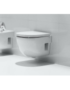 Pakabinamas unitazas Roca Meridian, horizontaliu vandens nuotaku