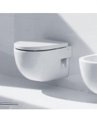 Pakabinamas unitazas Roca Meridian Compact, horizontaliu nuotaku